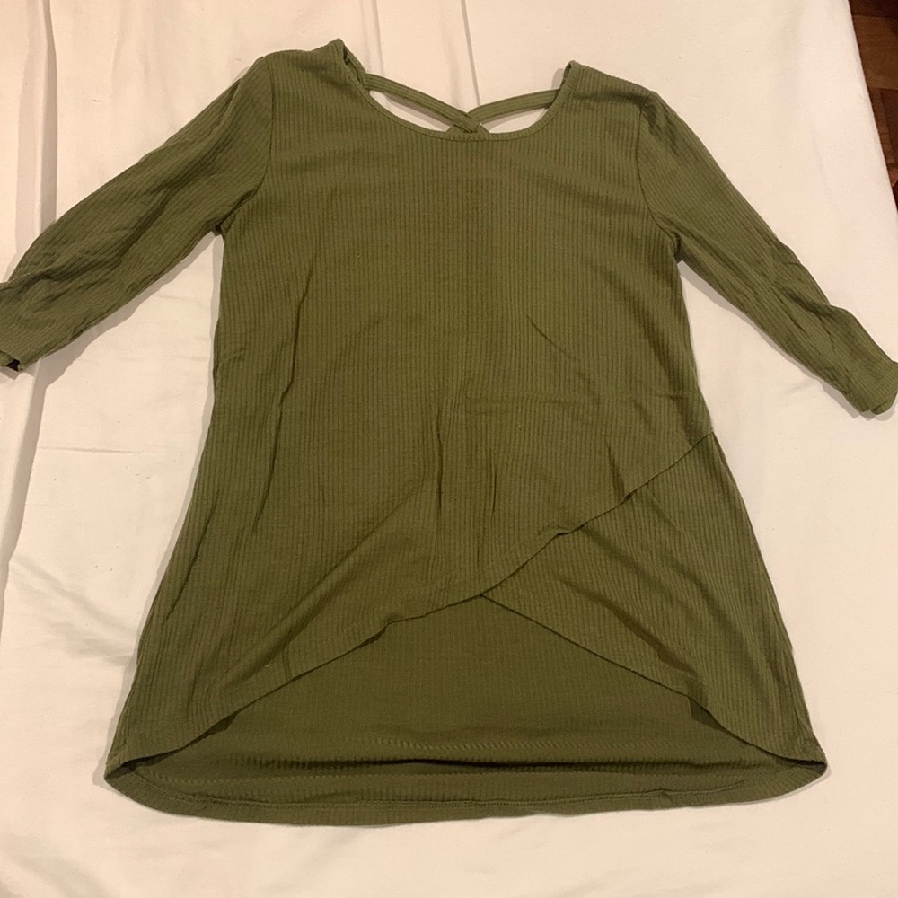 Art class- olive green top